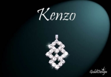 Kenzo -  přívěsek rhodium